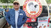 Fathurachman Nugroho, ketua Relawan Prabowo-Gibran (RPG) mengaku kaget melihat antusiasme massa. Foto: liputan6.com/ist