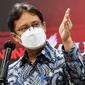 Menteri Kesehatan RI Budi Gunadi Sadikin memberikan keterangan pers usai rapat terbatas di Istana Merdeka Jakarta, Senin (10/5/2021). (Humas Sekretariat Kabinet)
