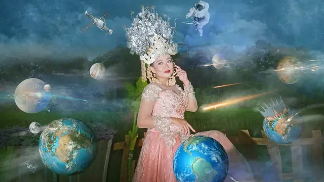 7 Editan Foto Prewedding Nyeleneh Bak di Dunia Lain Ini Bikin Geleng Kepala