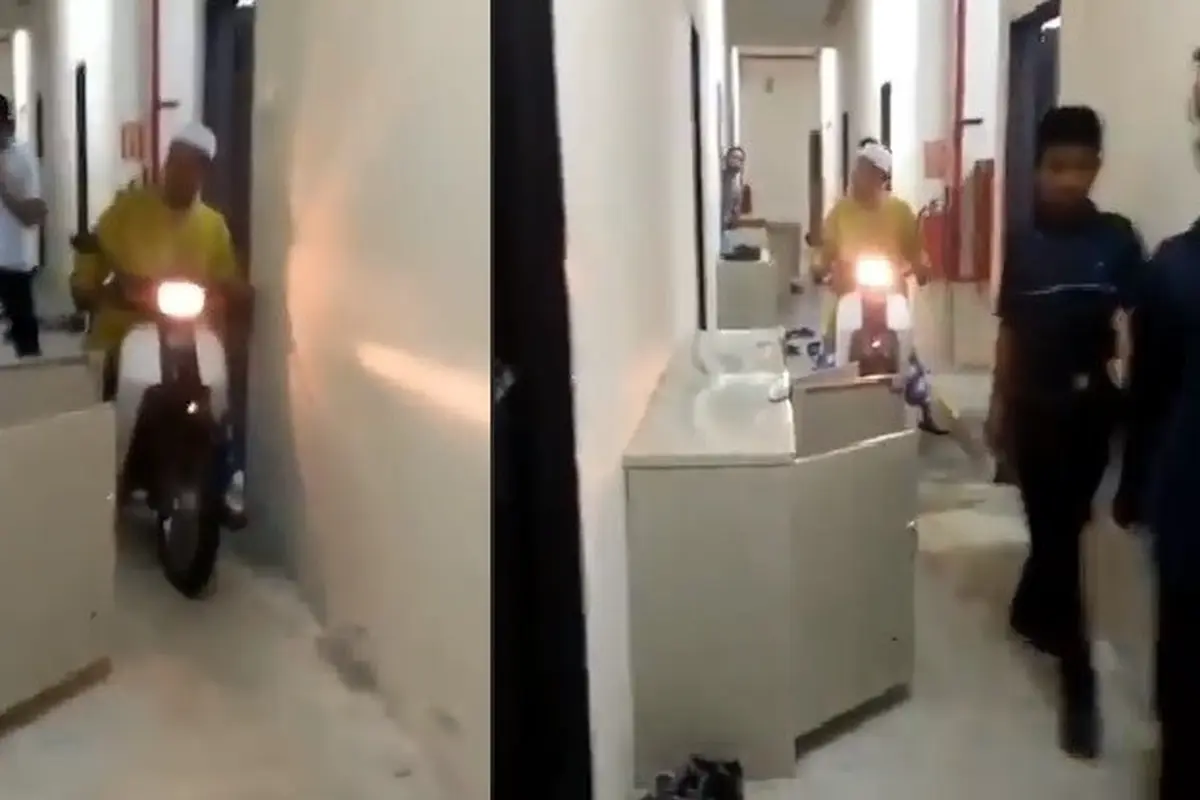 cara unik ustaz bangunkan sahur para santri