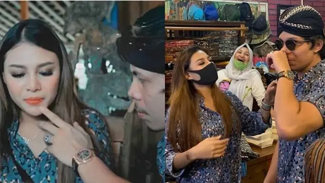 6 Momen Atta Halilintar dan Aurel Hermansyah Liburan di Jogja, Romantis Naik Perahu