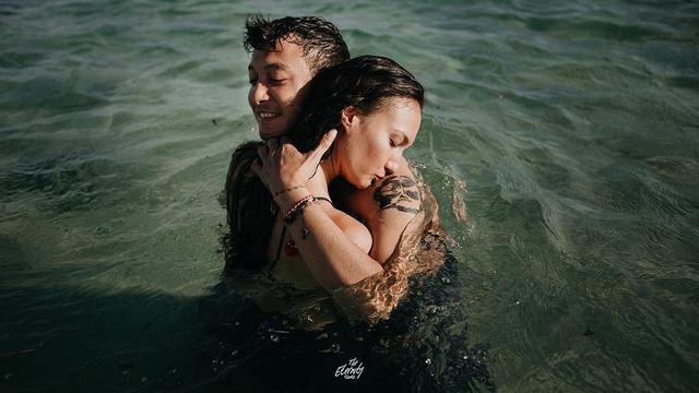 Nadine Chandrawinata dan Dimas Anggara