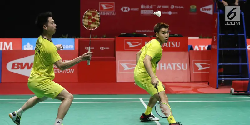 Pasangan ganda putra, Kevin Sanjaya Sukamuljo/Marcus Fernaldi