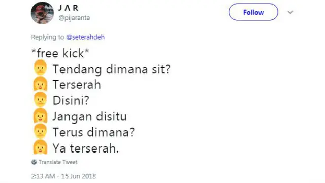 Lalu bagaimana jadinya kalau seorang cewek ditunjuk menjadi wasit?