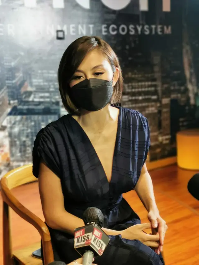 Agnez Mo saat ditemui di acara Eventori