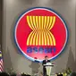 Sekretaris Jenderal ASEAN Kim Kao Hourn dalam acara peringatan 57th ASEAN Day di Kantor Sekretariat ASEAN, Kamis (8/8/2024). (Dok. Liputan6/ Benedikta Miranti)