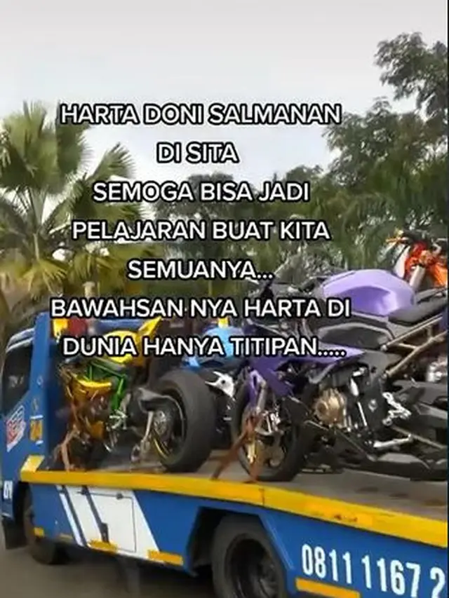 Viral, Ini 6 Momen Mobil Porsche dan Moge Doni Salmanan Disita Polisi
