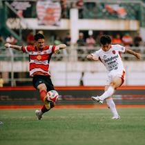 Pertandingan antara Madura United kontra Bali United pada pekan ke-31 BRI Super League 2025/2026. (X/Bali United)
