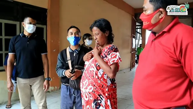 Tangkapan layar seusai ODGJ asal Blora dimandikan di Rembang, Jawa Tengah. (Liputan6.com/Ahmad Adirin)