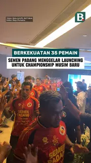 Berkekuatan 35 pemain, Semen Padang menggelar launching untuk Championship musim baru