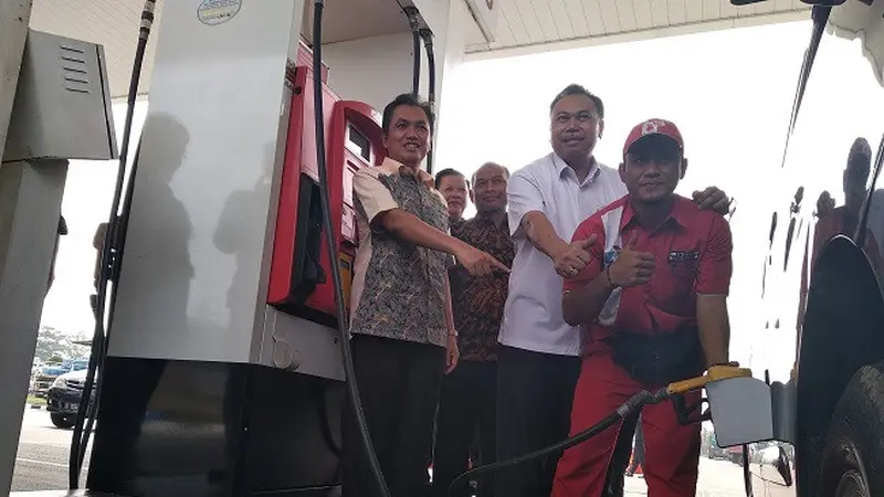 SPBU Pertamina jualan lagi BBM Premium (Dok Foto: Merdeka.com/Wilfridus Setu Embu)