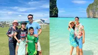 Titi Kamal dan Christian Sugiono ke Thailand temani anak turnamen bola sambil liburan bareng (Sumber: Instagram/titi_kamall)