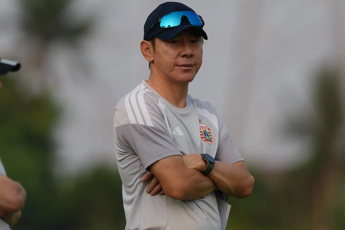 Pelatih Persija Jakarta, Shin Tae-yong.