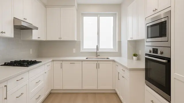 Model Dapur Sempit dengan Kabinet Minimalis, Bikin Rumah Mungil Lega/Ilustrasi AI