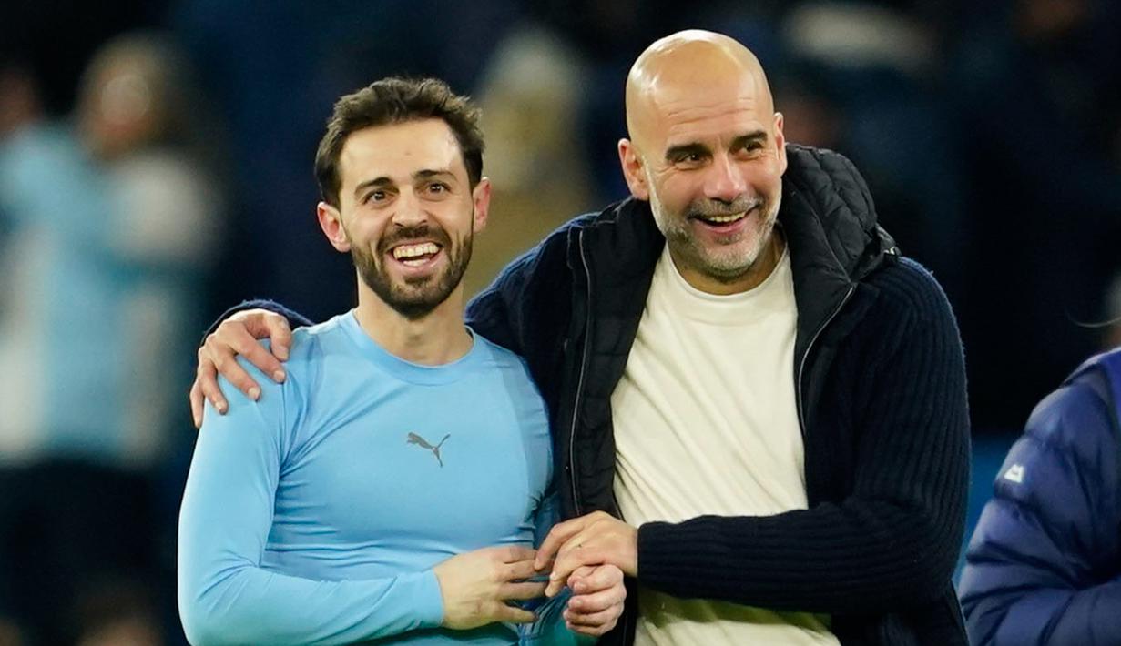 Hasil ini membuat City bisa bernapas lega karena bisa finis di peringkat ke-22 dan lolos ke babak playoff besar Liga Champions. (AP Photo/Dave Thompson)