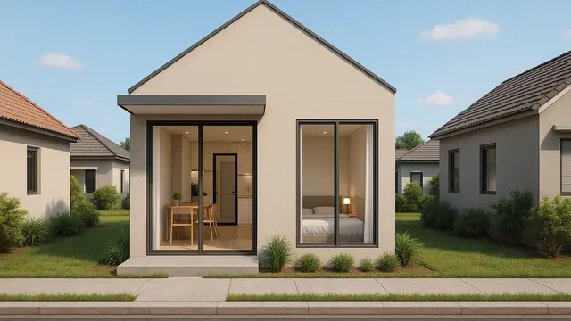 Model Rumah Sederhana Tapi Elegan 6x6 Meter/ Ilustrasi AI