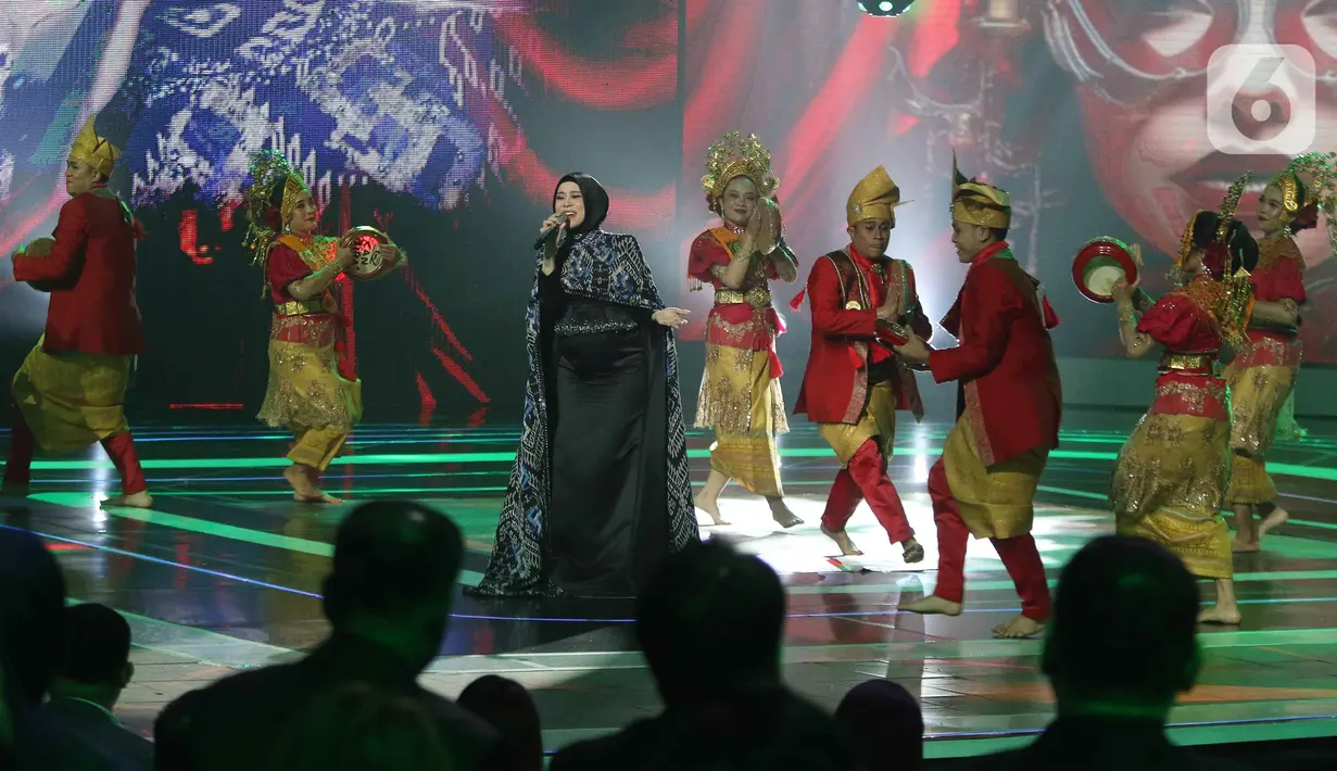 Penampilan Lesti Kejora pada malam puncak 29th Asian Television Awards di Studio 6 EMTEK CITY, Jakarta, Sabtu (30/11/2024). (Liputan6.com/Herman Zakharia)