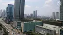 Pemandangan gedung bertingkat di kawasan Bundaran HI, Jakarta, Kamis (14/3). Kondisi ekonomi Indonesia dinilai relatif baik dari negara-negara besar lain di Asean. (Liputan6.com/Angga Yuniar)