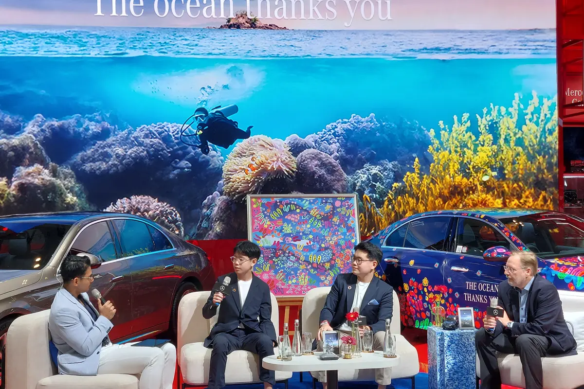 Peduli Pemulihan Terumbu Karang, Mercedes Benz Rilis Program 1 Car for 100 Corals di GIIAS 2024