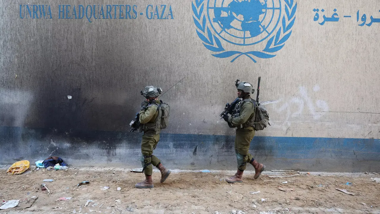 Markas UNRWA di Jalur Gaza.