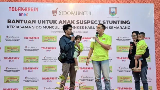 Bantu Tangani Masalah Stunting, Sido Muncul Salurkan Rp360 Juta untuk 120 Balita di Kabupaten Semarang