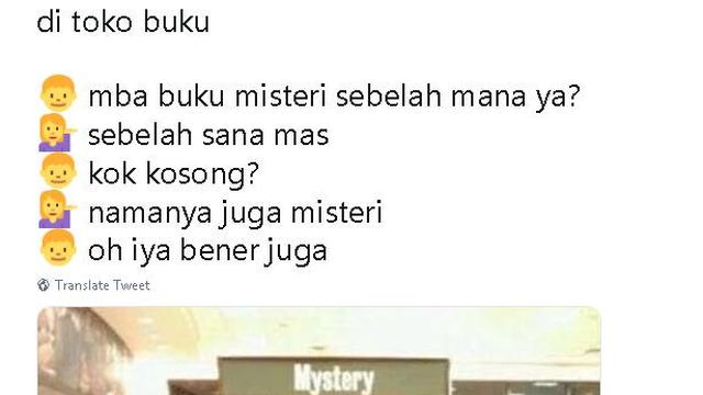 Percakapan Netizen ‘Di Toko Buku’