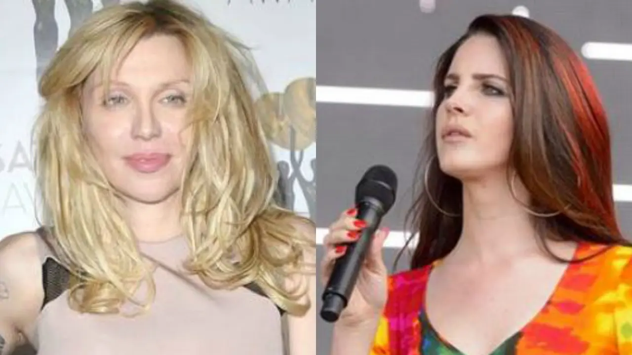 lana del rey and courtney love