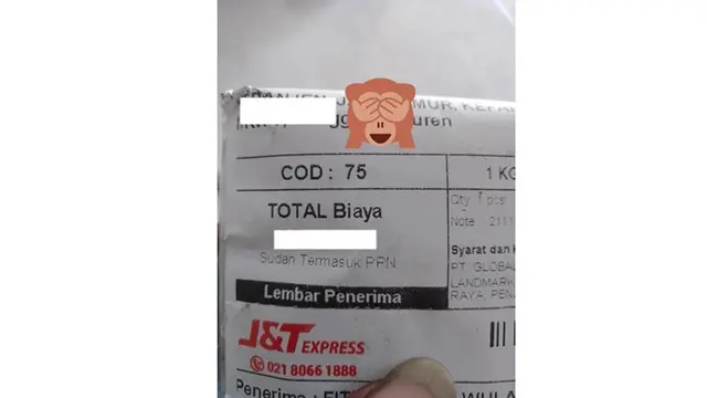 5 Potret Kurir Antar Paket COD dengan Harga Dibawah 200 Rupiah, Bikin Heran