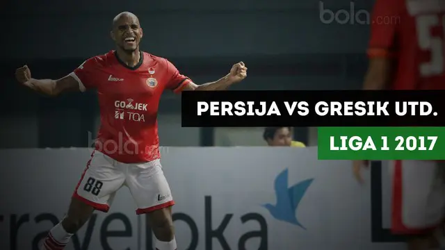 Berita video highlights Liga 1 2017, Persija Jakarta vs Gresik United, Sabtu (14/10/2017). (Sumber: TvOne)