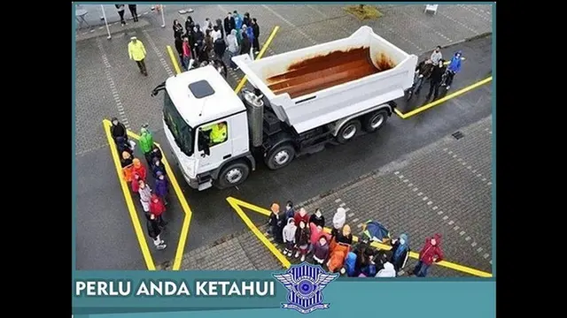 Blind Sport atau titik buta truk