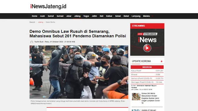 <p>Penelusuran klaim video 5 ribu orang terluka dalam aksi demo penutupan pesantren di Al Zaytun</p>