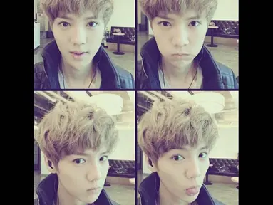 Luhan merupakan eks member   boyband Korea Selatan EXO-M,   yang merupakan sub unit   kelompok EXO.   (instagram.com/7_luhan_m)