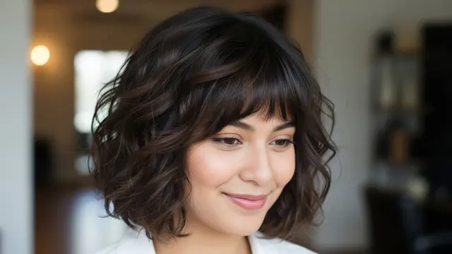 Model Rambut Wanita Pendek Curly