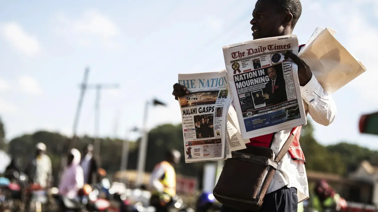 Wakil Presiden Malawi Saulos Chilima meninggal dunia diberitakan media. (AP)