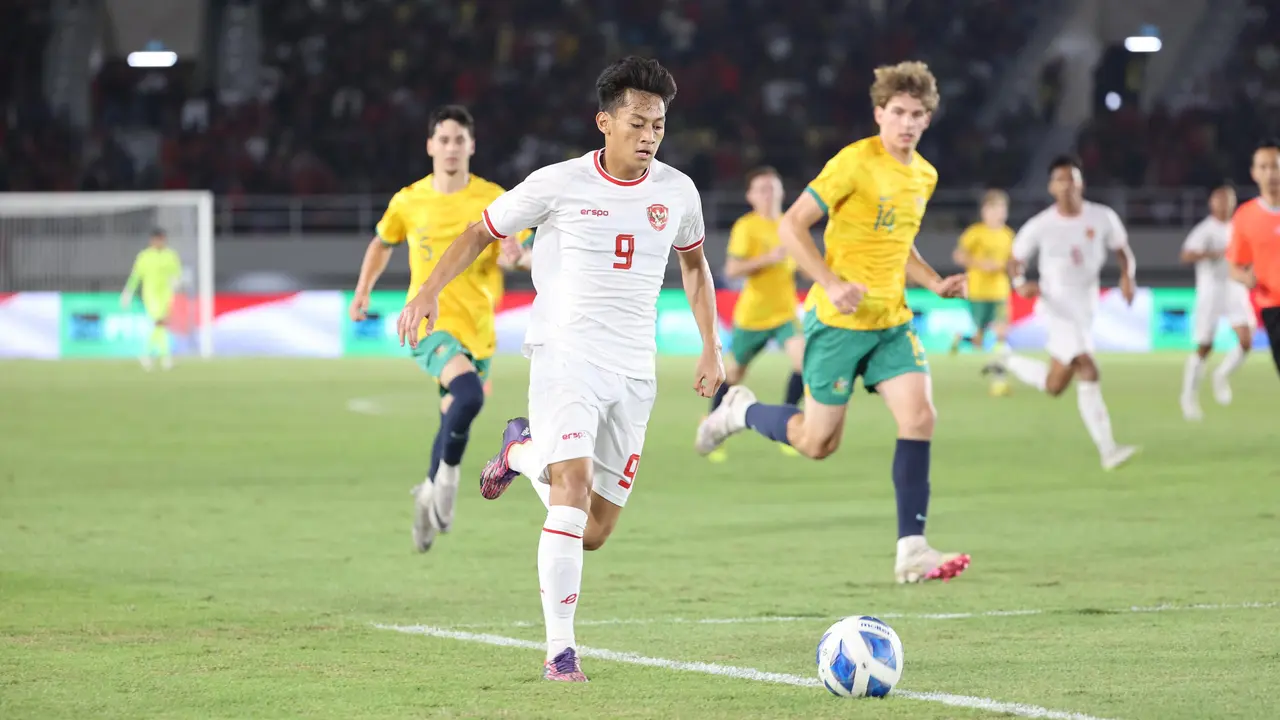 Mierza Firjatullah - Timnas Indonesia U-16 vs Timnas Australia U-16 di Semifinal Piala AFF U-16 2024