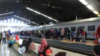 400 Ribu Penumpang Sudah Diberangkatkan Melalui Stasiun Bandung (Liputan6.com/Arie Nugraha)