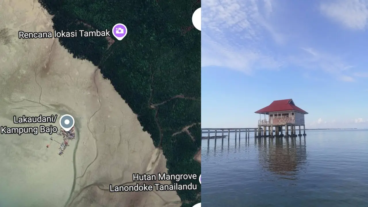 Dusun Kaudani Desa Tanailandu Buton Tengah terisolasi saat air surut, ancam buta huruf ratusan anak bajau di Buton Tengah.