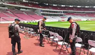 Jelang Timnas Indonesia vs Singapura, Penjinak Bom Sterilisasi GBK