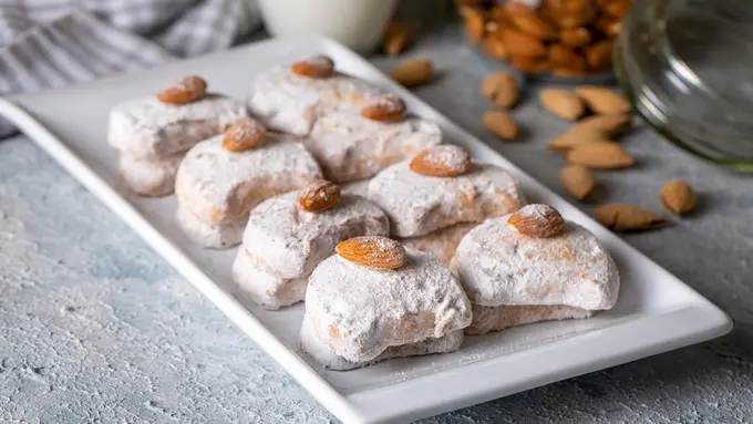 kue kering putri salju almond