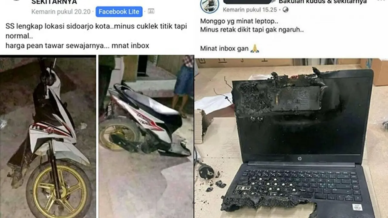 6 Status Jualan Barang Rusak Ini Bikin Tepuk Jidat
