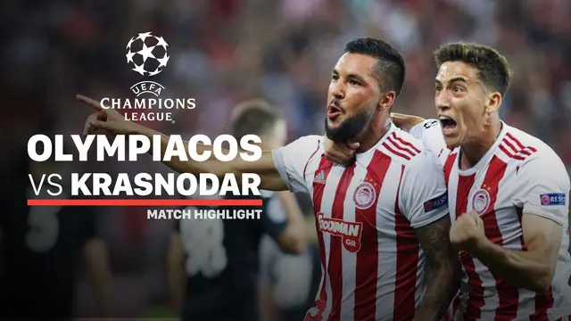 Berita video highlights playoff Liga Champions 2019-2020 antara Olympiakos melawan Krasnodar yang berakhir dengan skor 4-0, Rabu (21/8/2019).