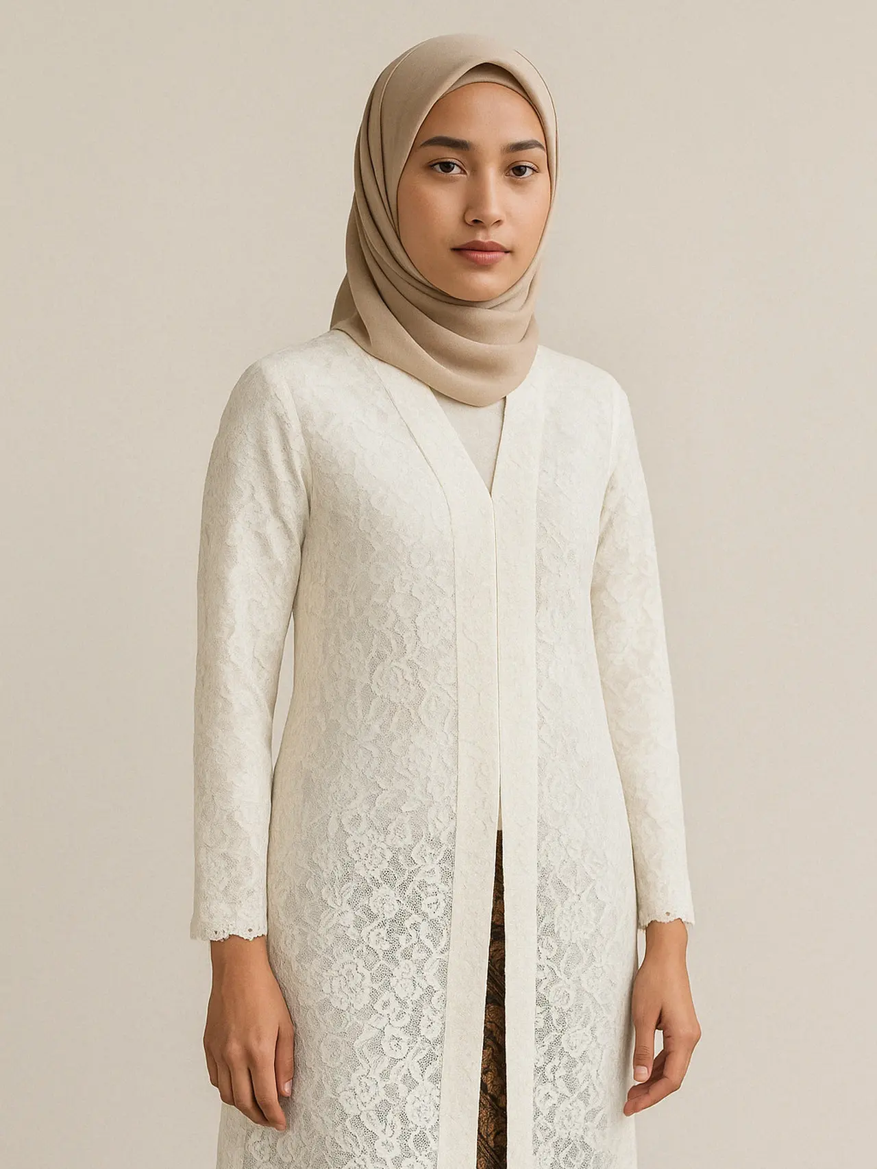 7 Model Kebaya Brokat Hijab 2025, Tampil Elegan dan Mewah - Hot ...