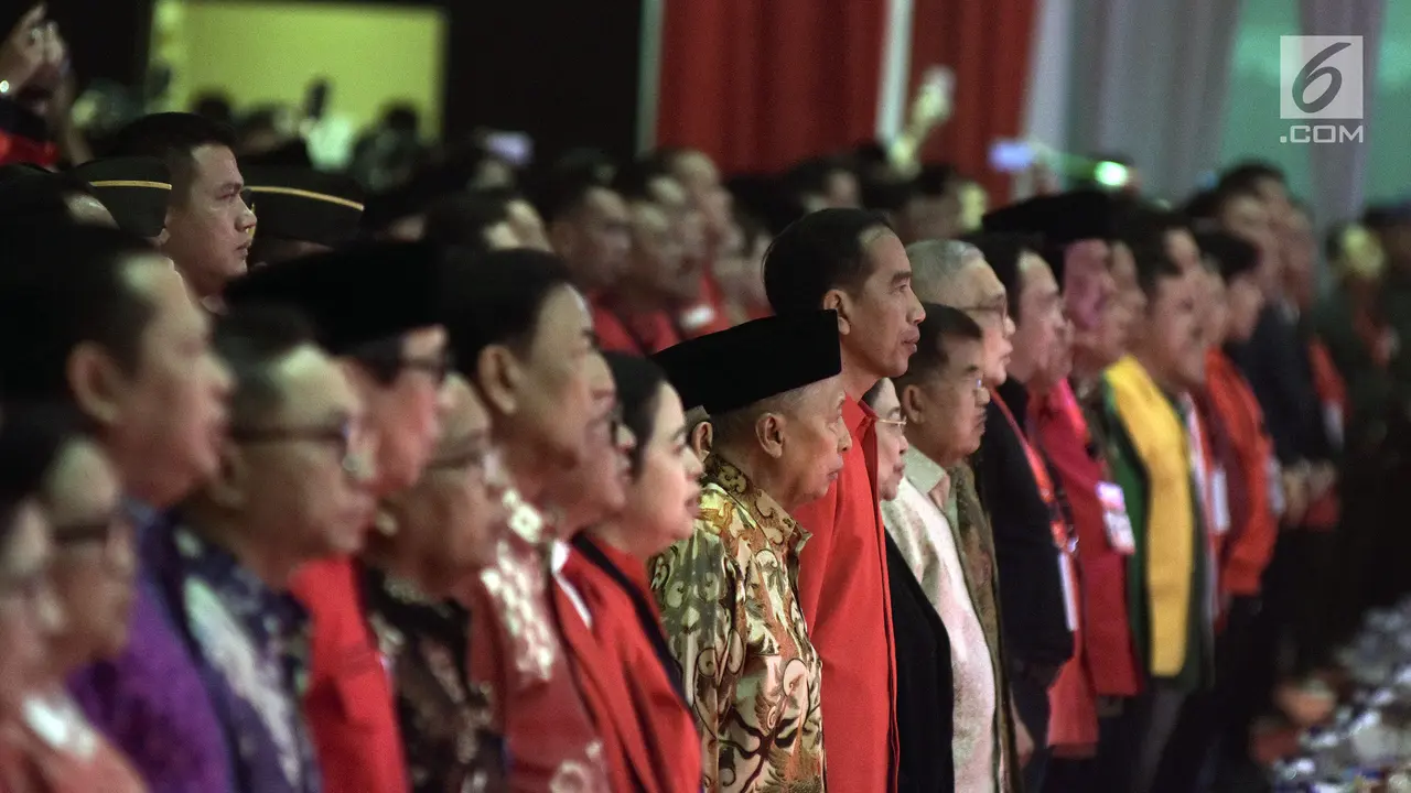 Jokowi - Ma'ruf Amin Hadiri HUT ke-46 PDIP