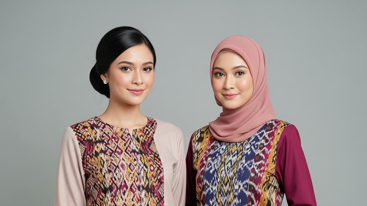 9 Model Baju Tenun Kombinasi Kain Polos, Panduan Lengkap untuk Gaya Etnik Modern