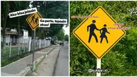 Meme Papan Petunjuk Jalan Ini Kocak. (Sumber: Instagram/ngumpulreceh/sukijan.id)