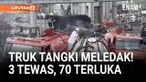 Ledakan dahsyat truk tangki gas di Mexico City, Meksiko, menewaskan tiga orang dan melukai sedikitnya 70 orang lainnya, termasuk seorang bayi. Wali Kota Clara Brugada menyebut 28 kendaraan hangus terbakar. Api berhasil dipadamkan dan situasi kini ter...