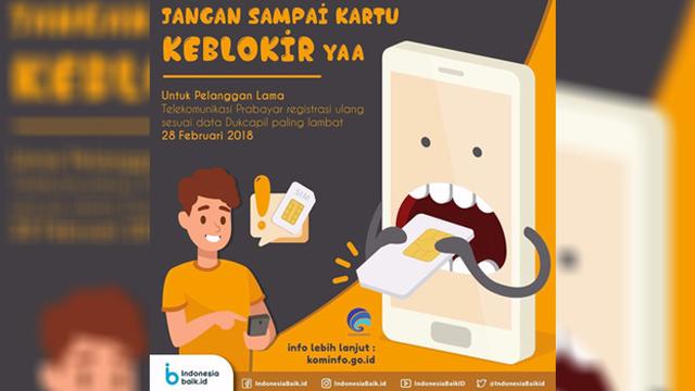 Registrasi Kartu Prabayar (Dok. IndonesiaBaik.id)