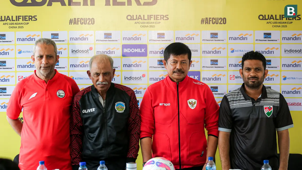 Konferensi pers jelang Kualifiikasi Piala Asia U-20 2025