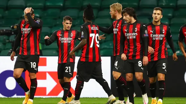FOTO: AC MiIan Taklukkan Celtic di Liga Europa