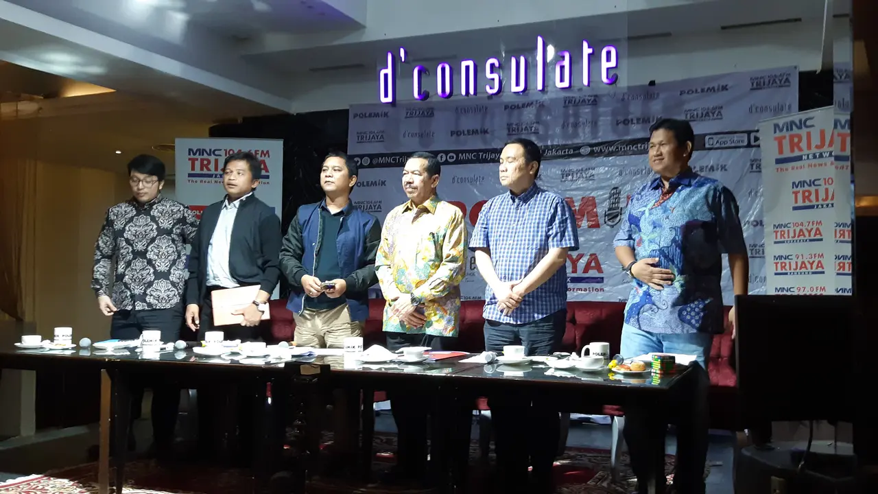 Kepala Badan Siber dan Sandi Negara (BSSN) Djoko Setiadi dalam diskusi Darurat Ancaman Siber di Kawasan Wahid Hasyim, Jakarta Pusat, Sabtu (9/2/2019).